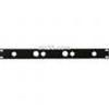 Mascherina per rack, 1U, frontale per connettore. Modello: Monacor RCP8712U.